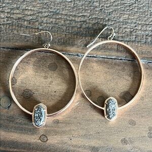 Kendra Scott Gold Hoop Earrings